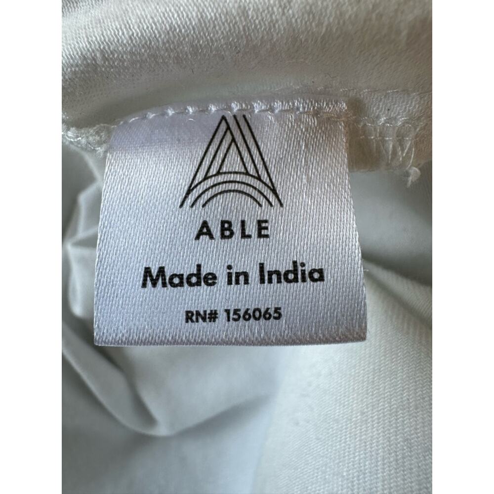 Able Harris oversized button up shirt white size 1X - Picture 11 of 12